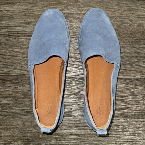 Frye Helena Suede A Line Moccasin Flat Loafer - Picture 5 of 9